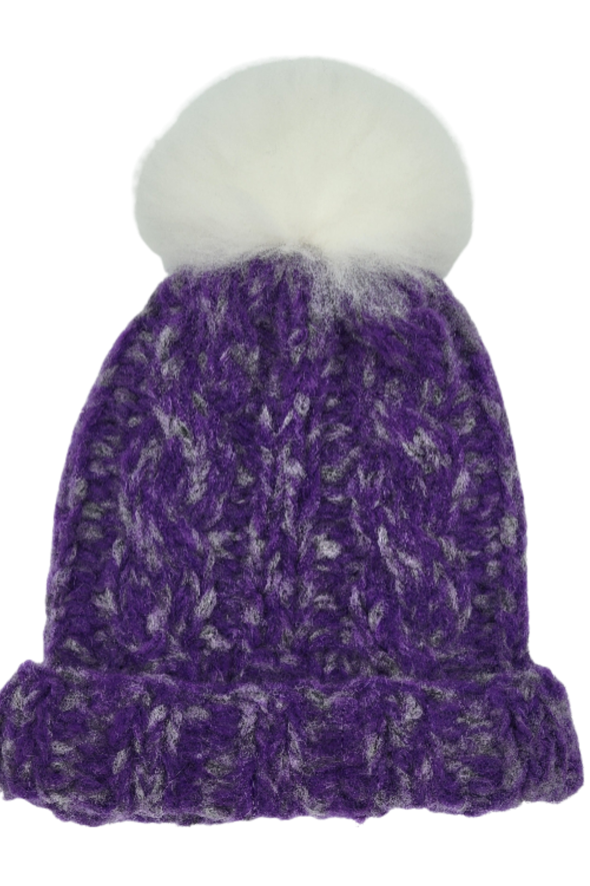 Marshmallow PomPom Hat