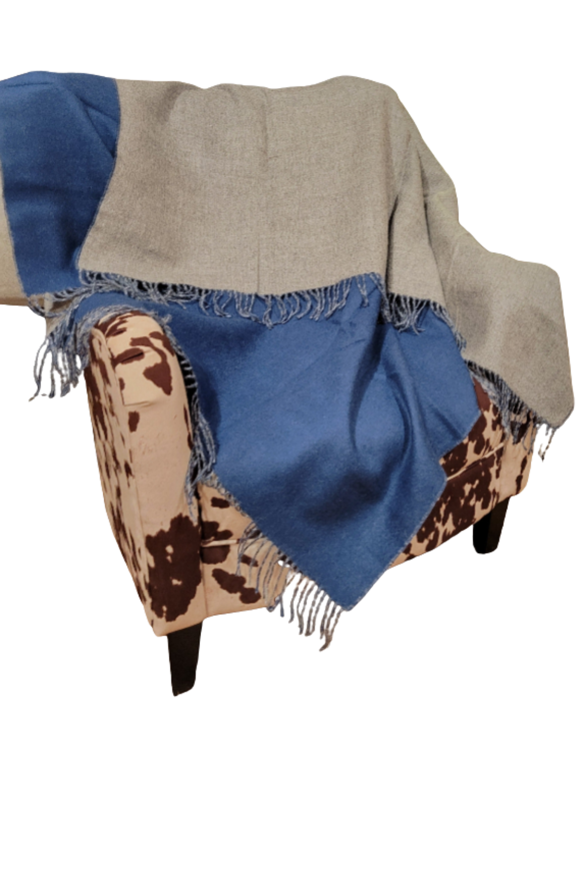Reversible Baby Alpaca Throw