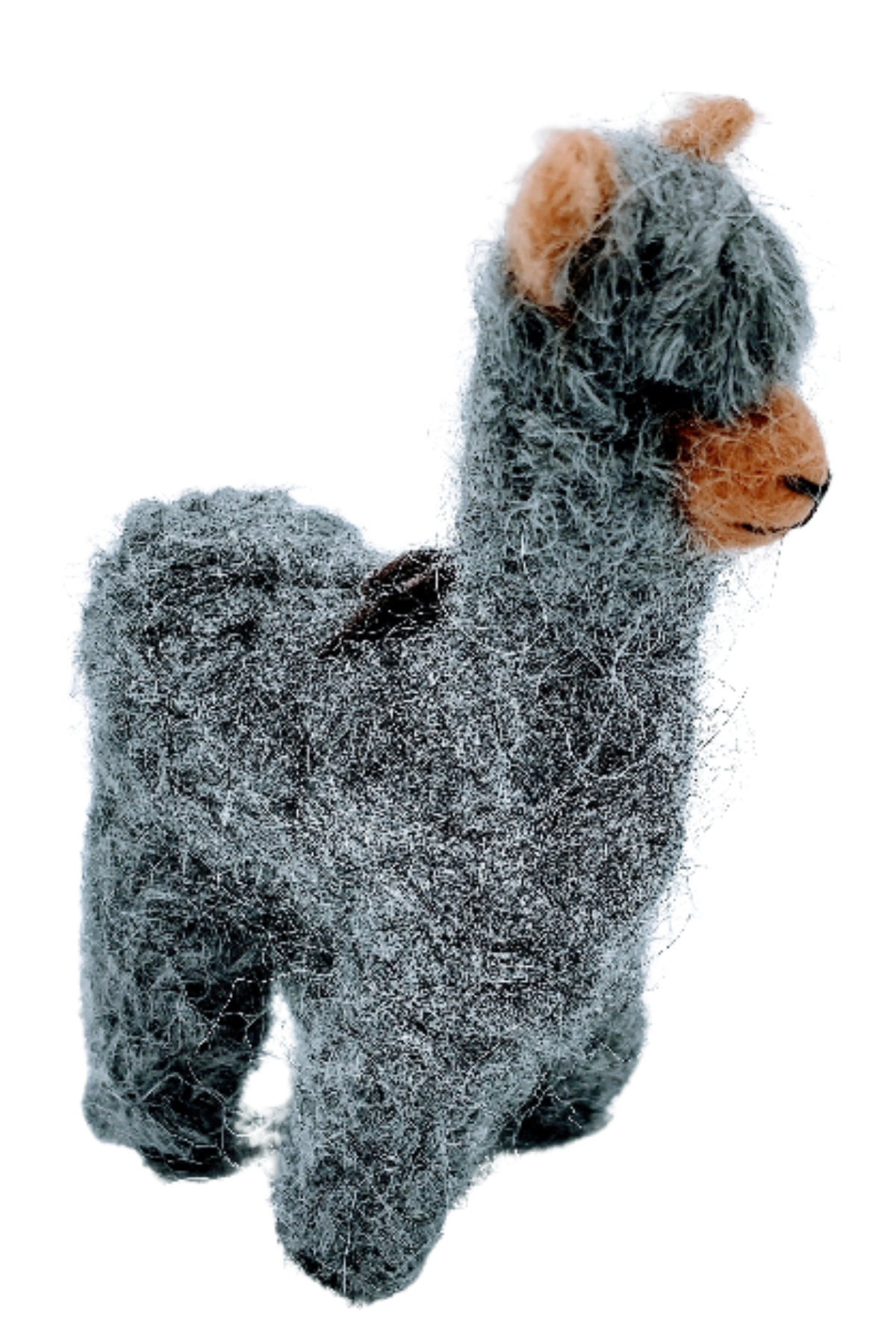 6.5" Alpaca Fiber Sculpture