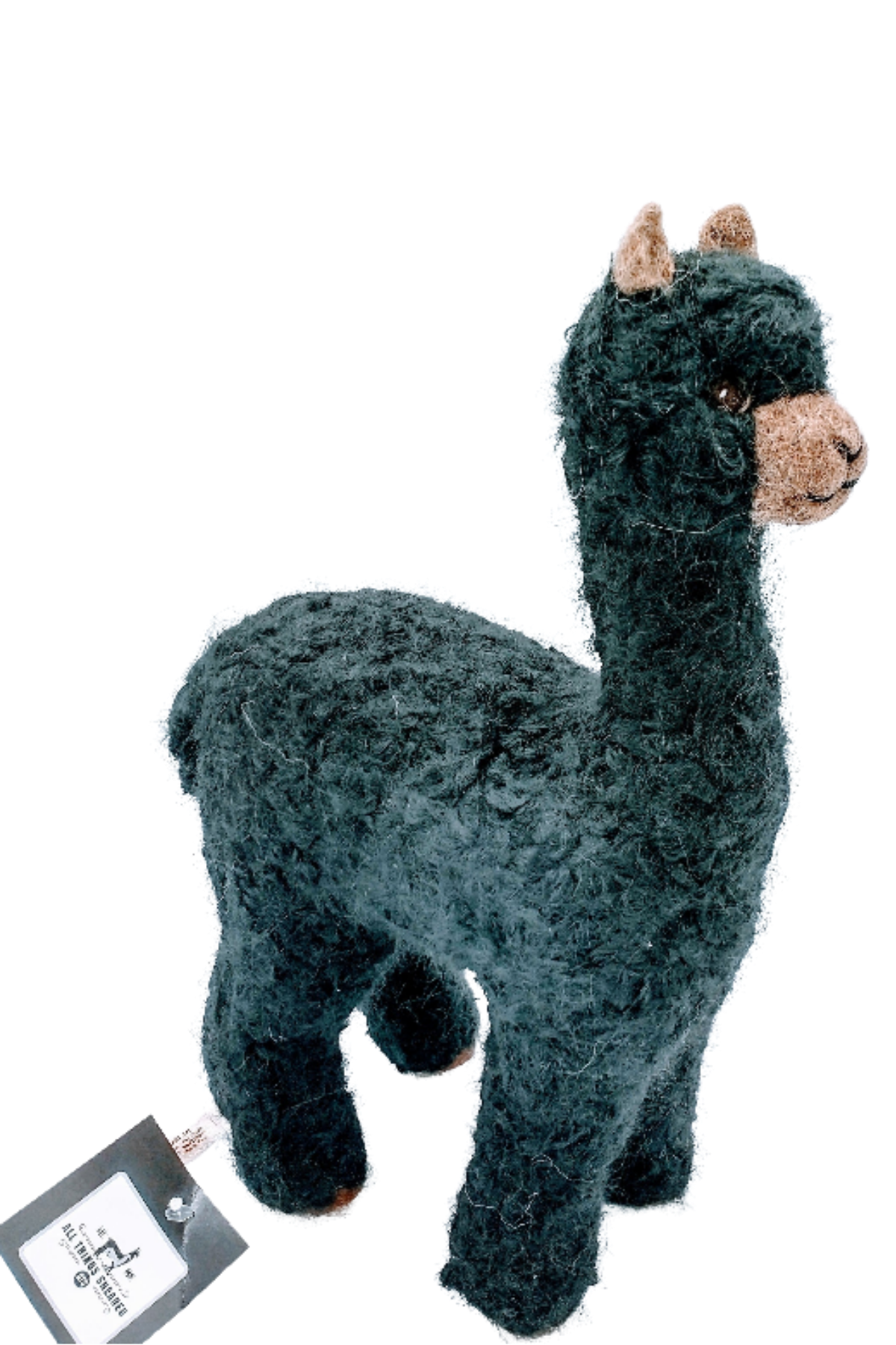 8" Felted Alpaca Sculpture
