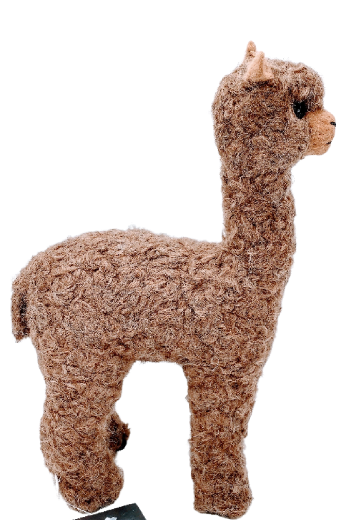 12" Herdsire Alpaca Fiber Sculpture