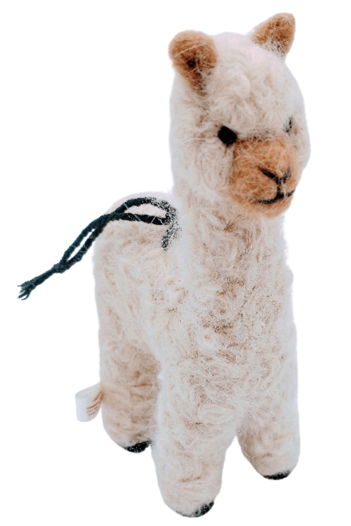 12" Herdsire Alpaca Fiber Sculpture