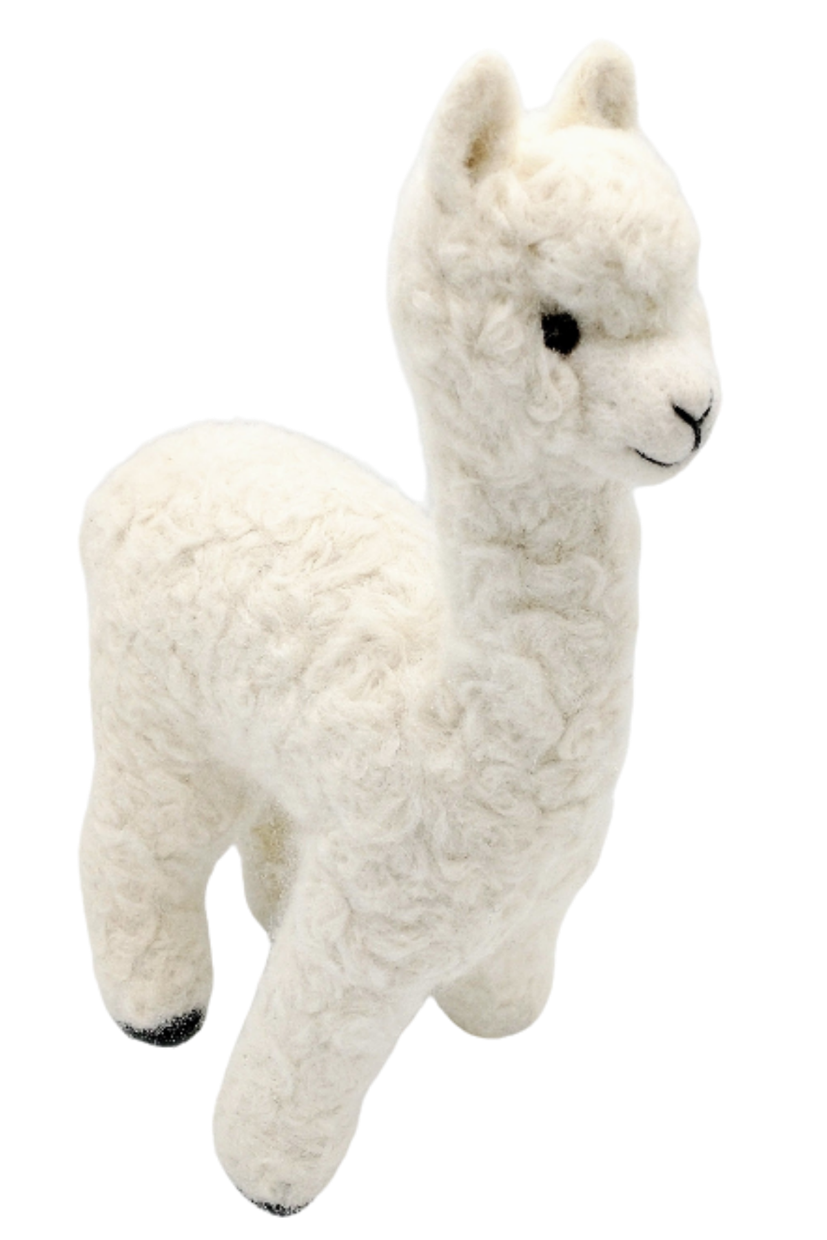 12" Herdsire Alpaca Fiber Sculpture
