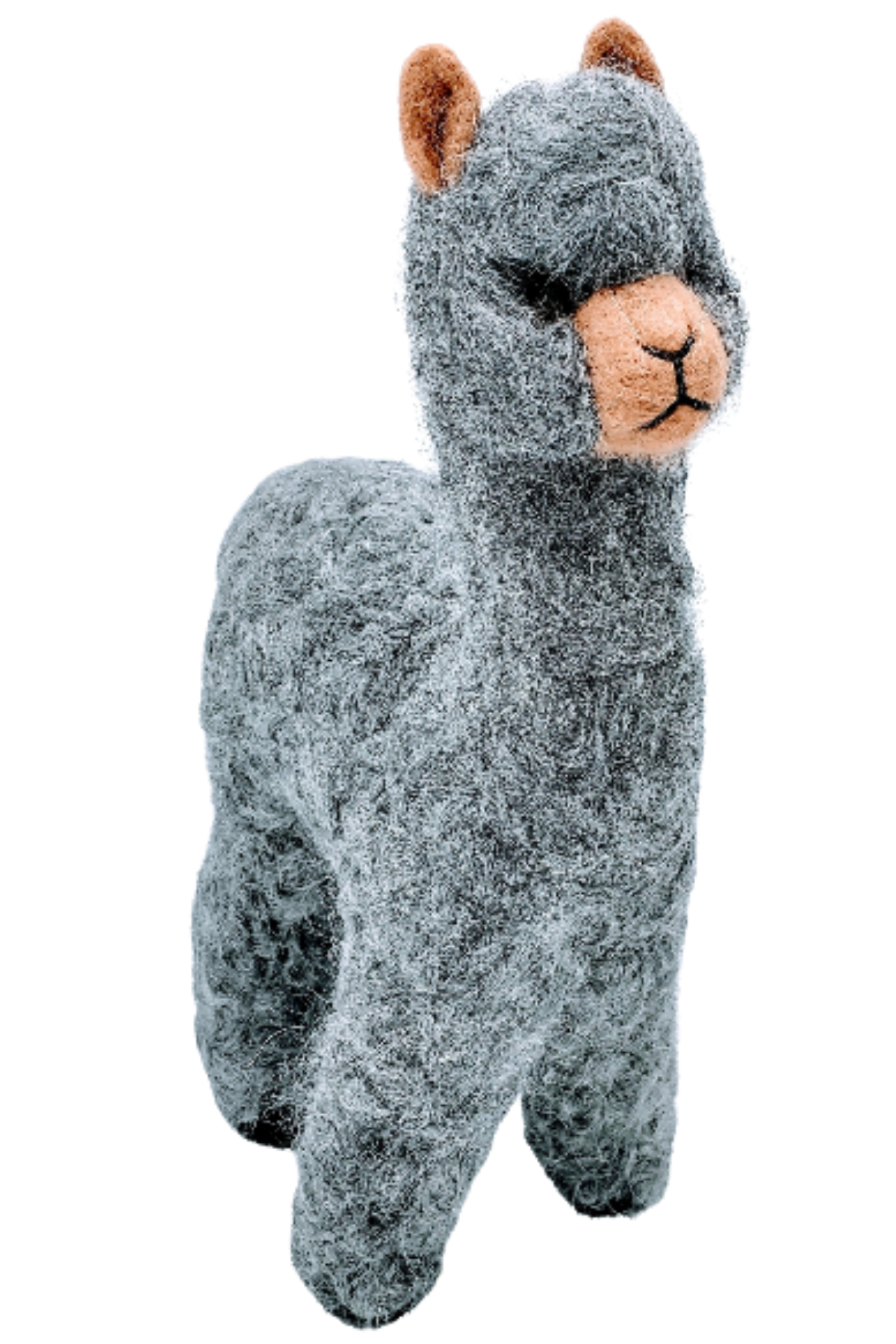 12" Herdsire Alpaca Fiber Sculpture