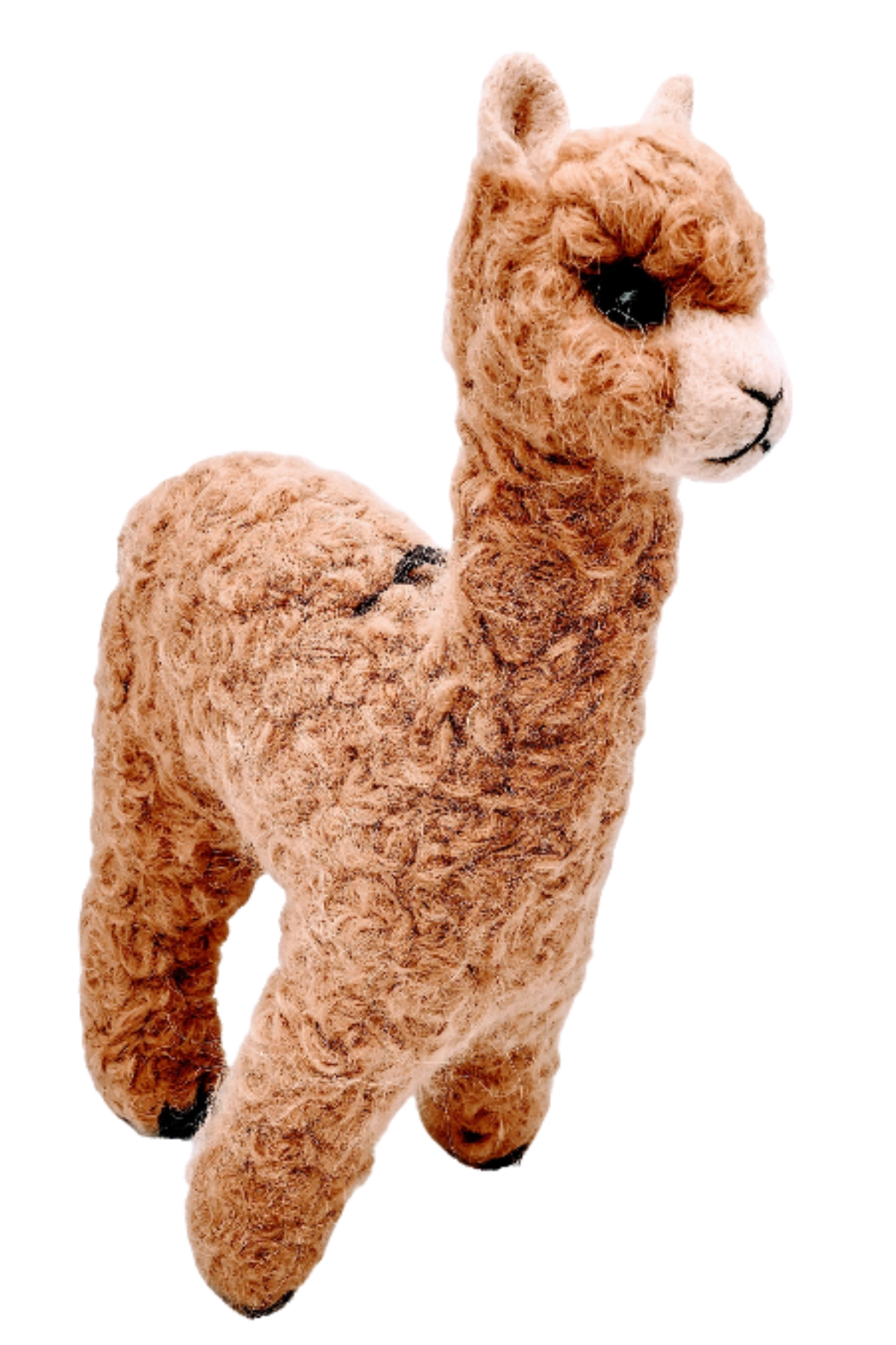 12" Herdsire Alpaca Fiber Sculpture