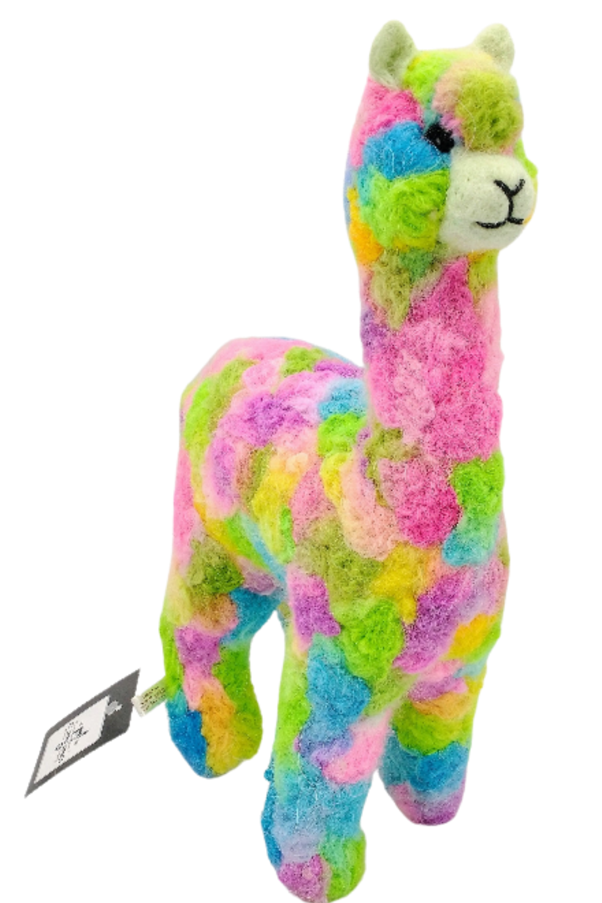 12" Herdsire Alpaca Fiber Sculpture
