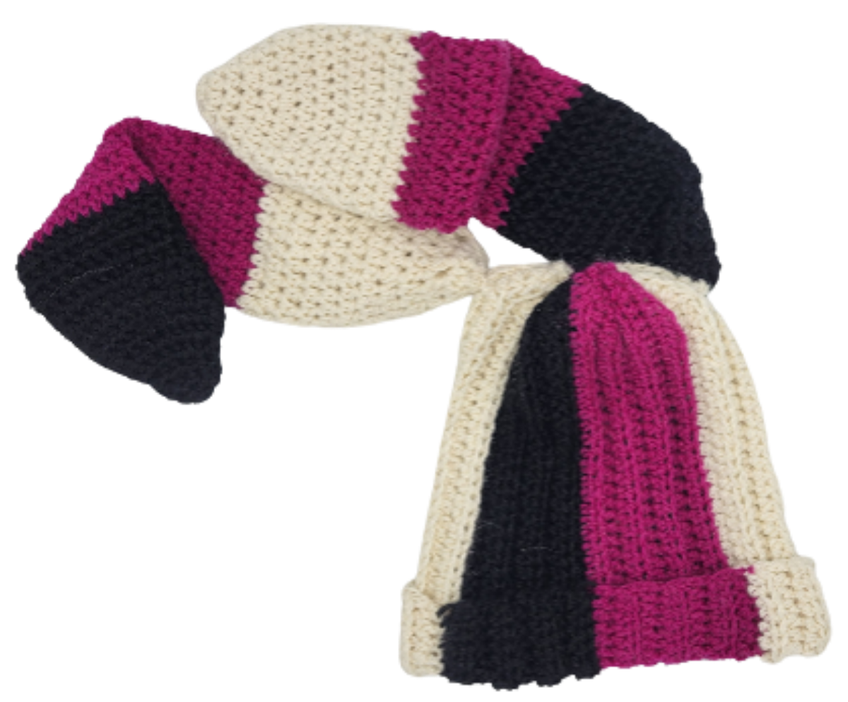 Adult Two Toned Bunny Beanie