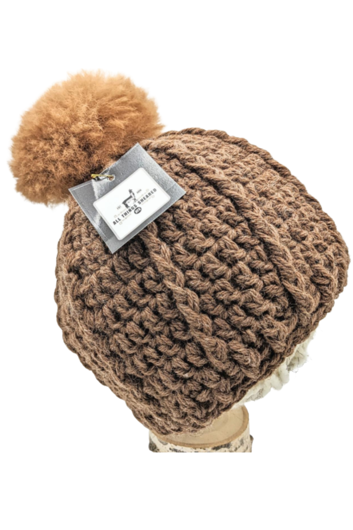 Single Pom Adult Alpaca Hat