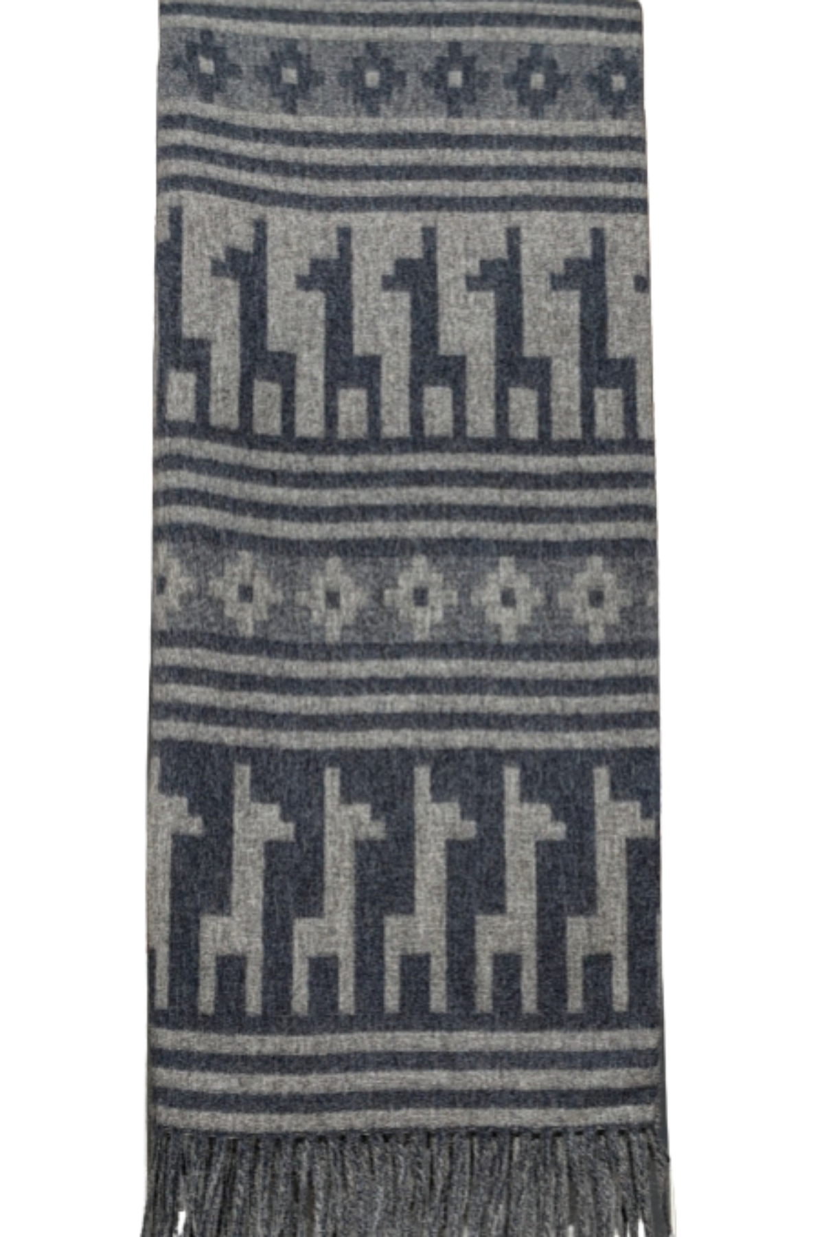 Alpaca Motif Throw