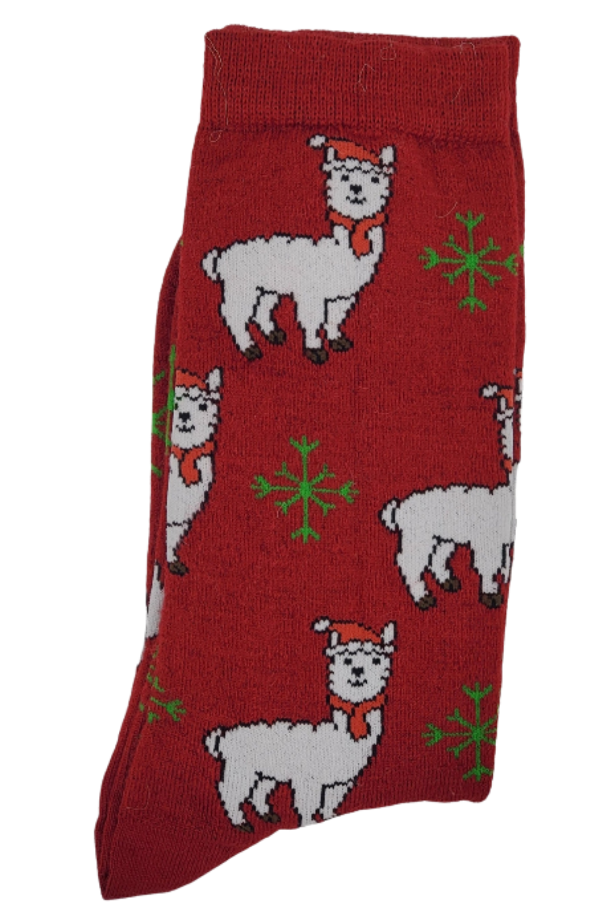 Holiday Alpaca Print Socks