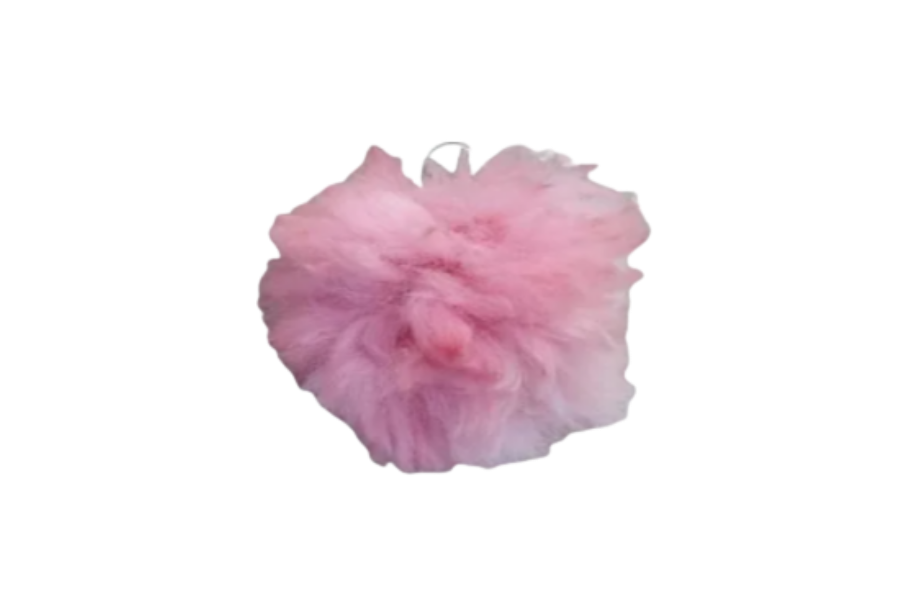 Alpaca Fuzzball Key Chain