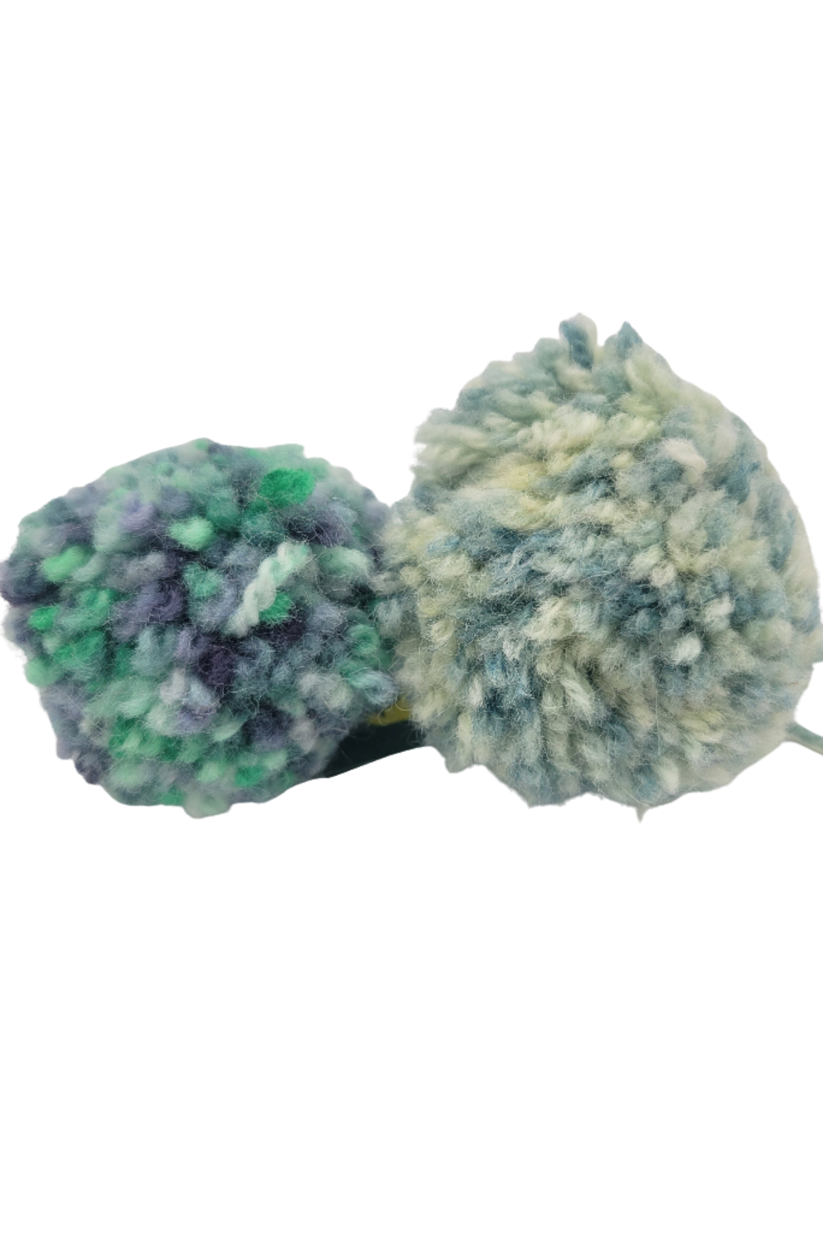Handmade yarn pom poms
