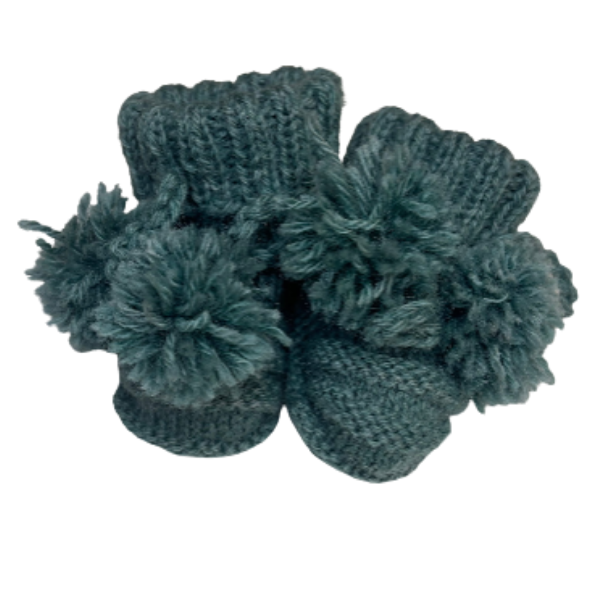 Handmade baby booties