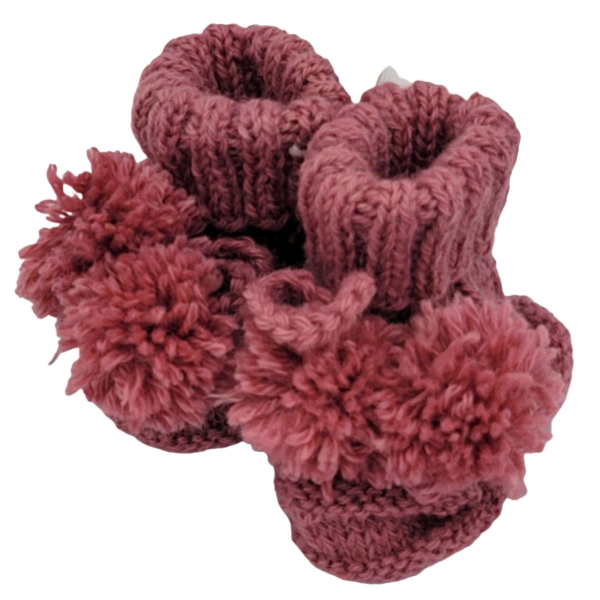 Handmade baby booties