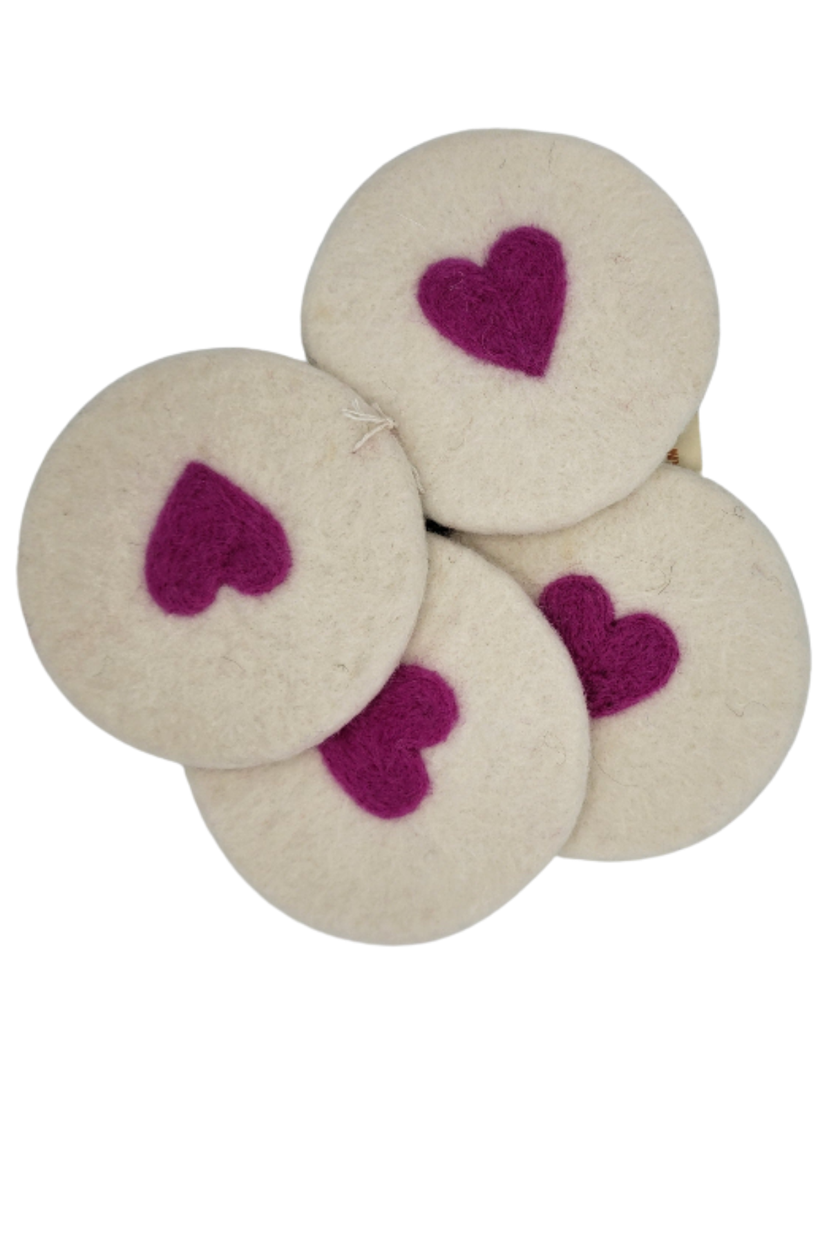 Felted Alpaca Coasters (4 pack)