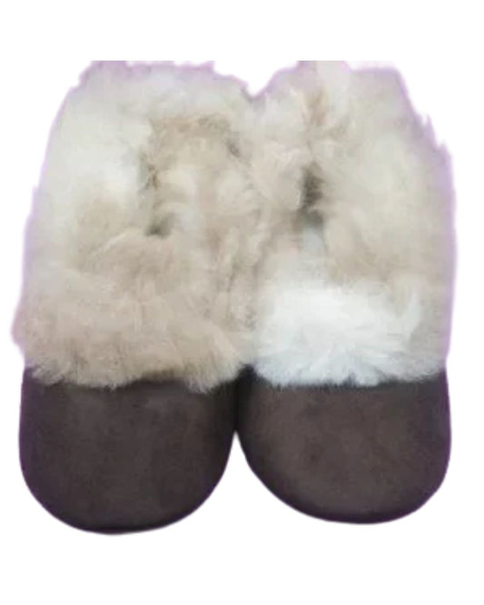 Suri Alpaca Fur Slippers