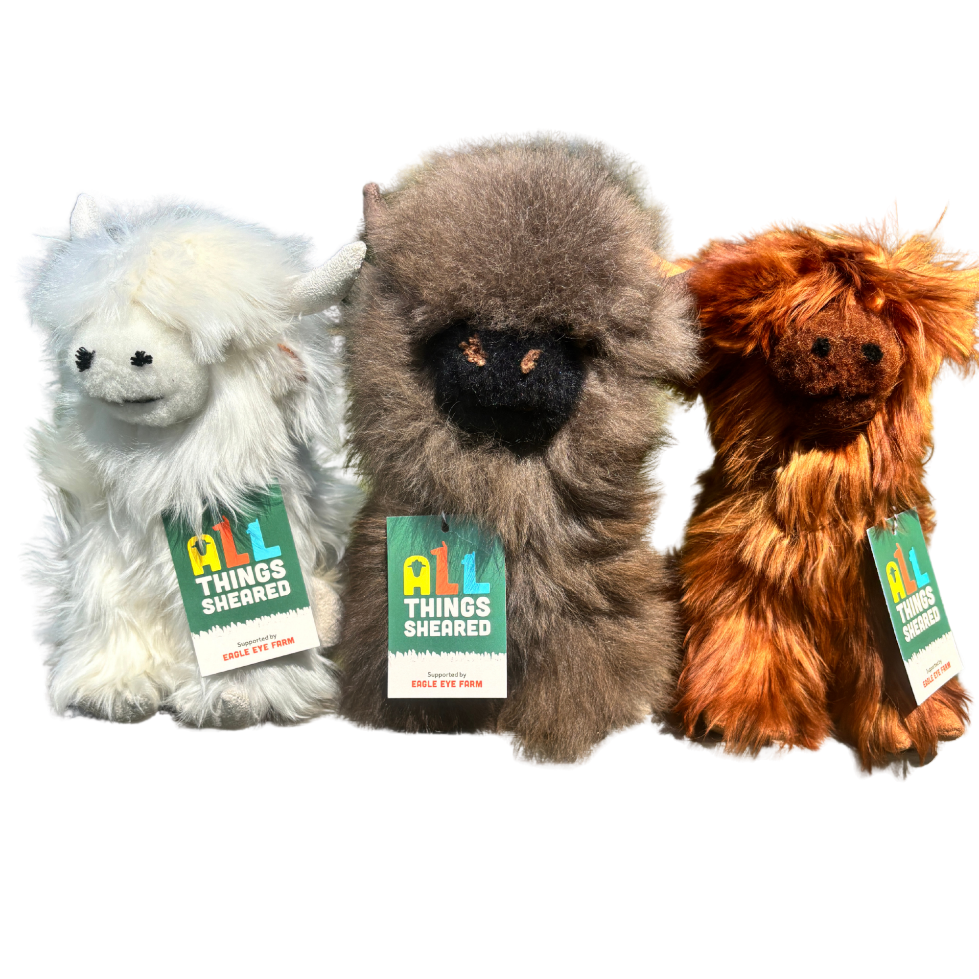 100% baby alpaca Highland Cow