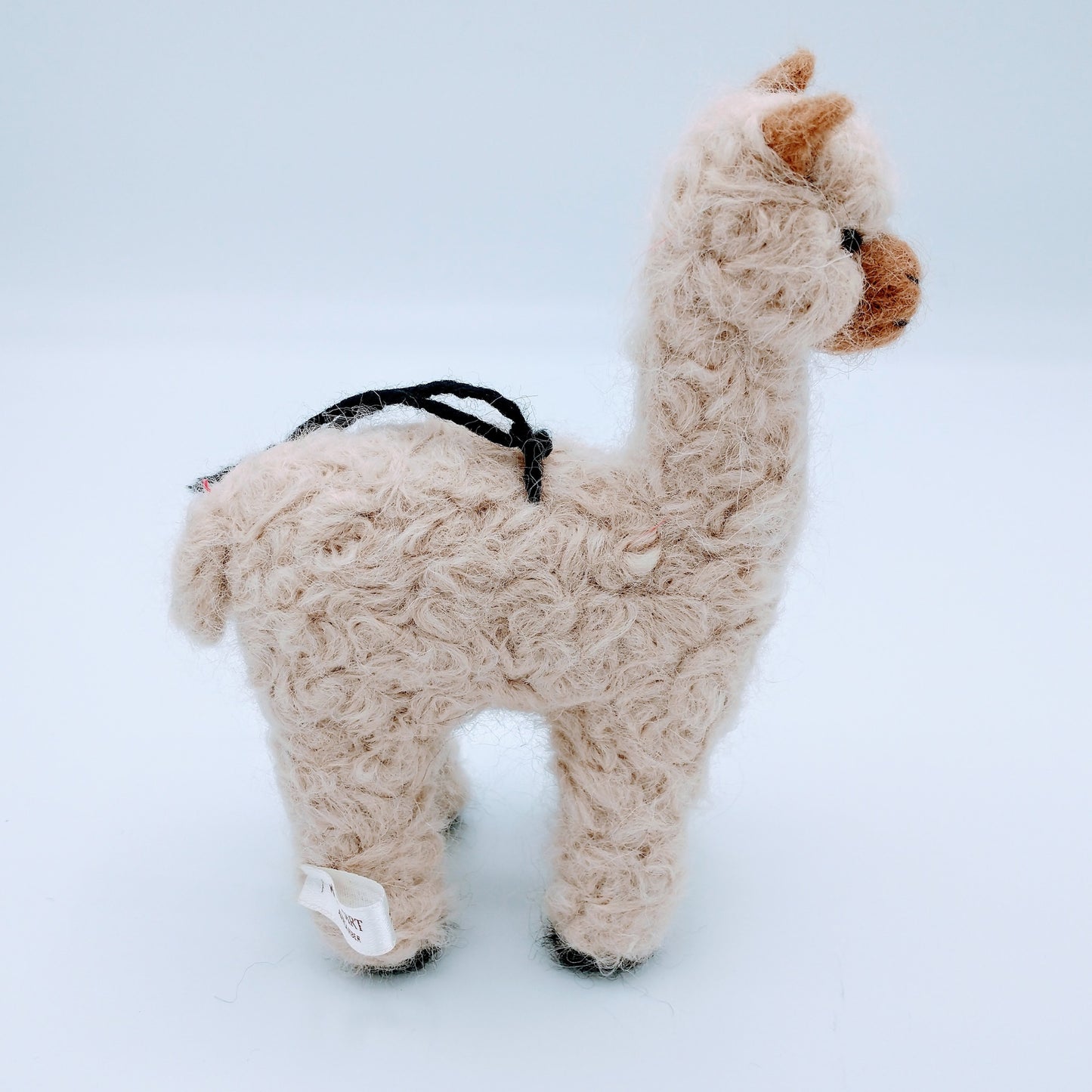 Alpaca Fiber Sculpture in cream