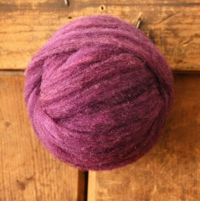 Roving - 4oz. Wool pink