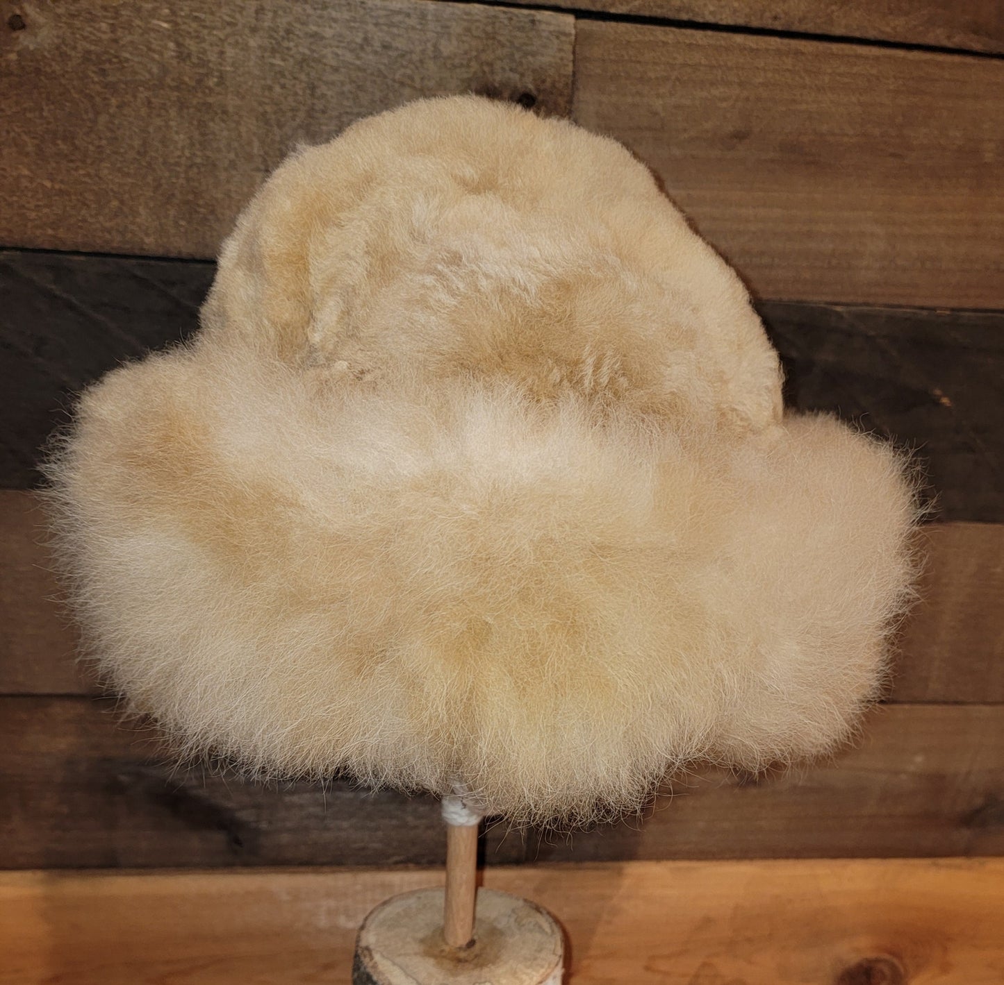 Traditional Fur Hat 100% Baby Alpaca - Ivory