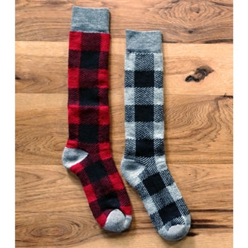 Lodge Plaid Socks