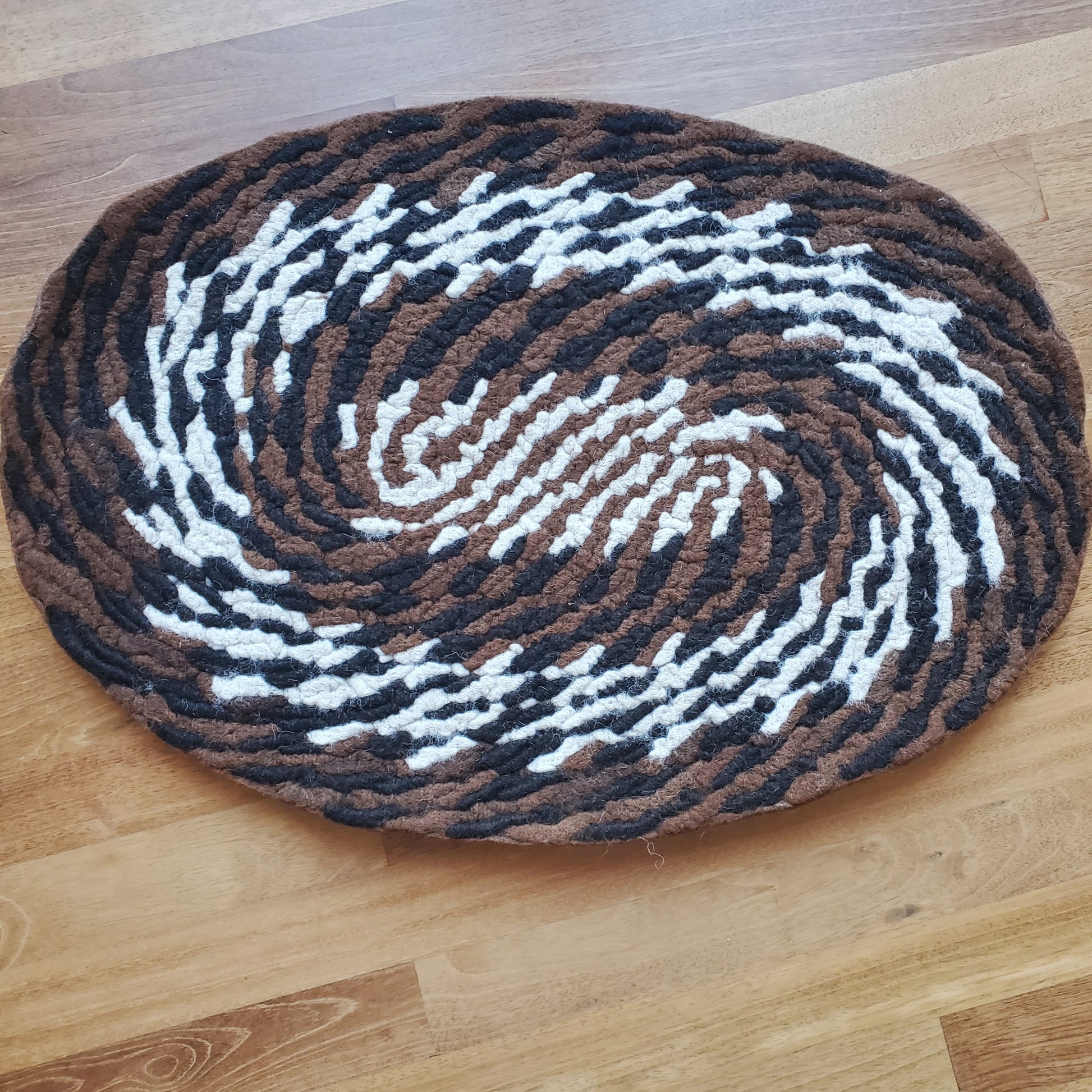 Handmade Rug Brown