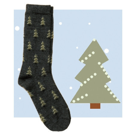 Pine Tree Socks