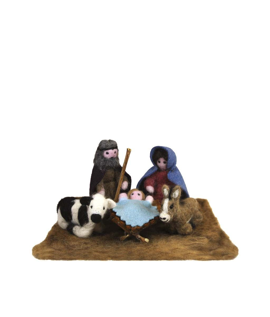 Nativity Set Alpaca Holiday Decor