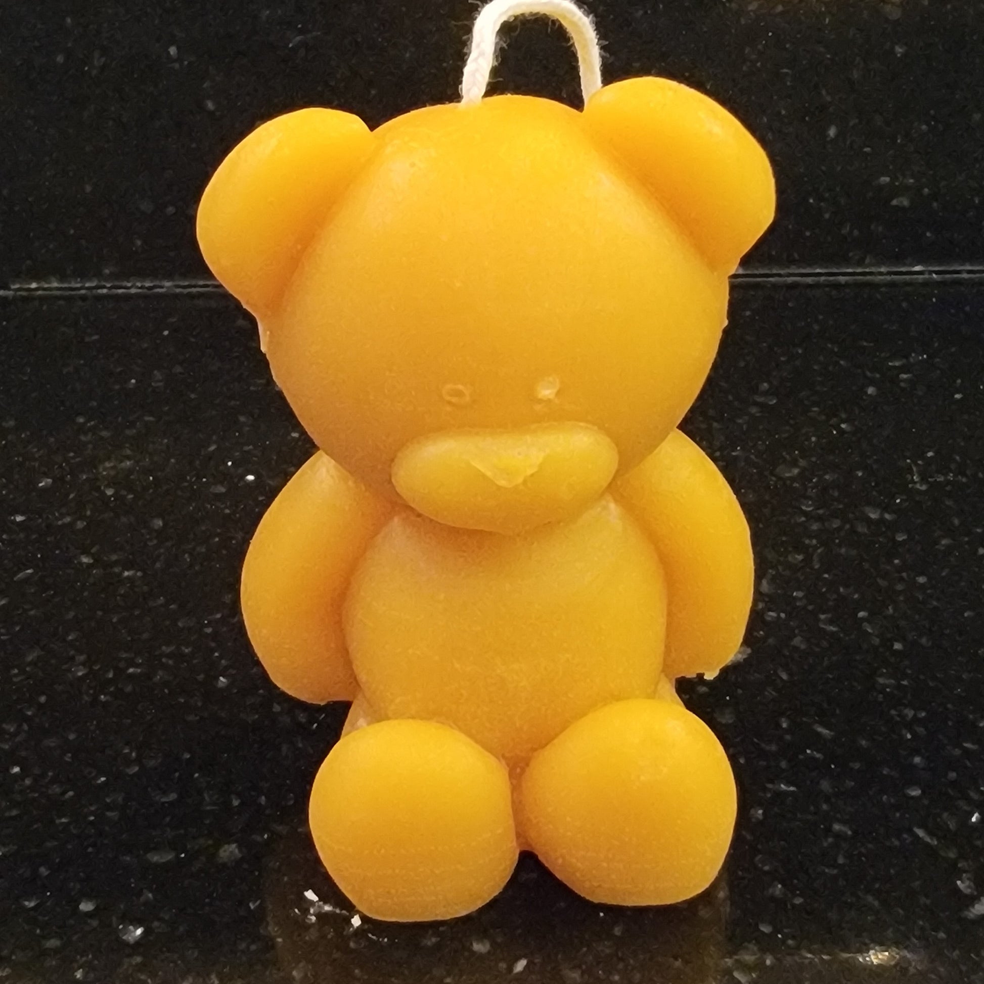 bear bees wax candle